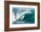 Giant surf at Waimea Bay Shorebreak, North Shore, Oahu, Hawaii-Mark A Johnson-Framed Photographic Print