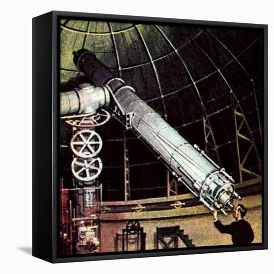 Giant Telescope-McConnell-Framed Premier Image Canvas