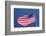 Giant US flag flying beneath a deep blue sky above Truman Avenue, Old Town-David Tomlinson-Framed Photographic Print