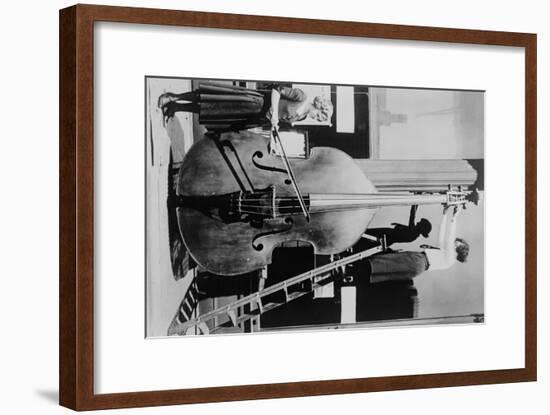 Giant Violin, the over 12 Feet Tall-null-Framed Art Print