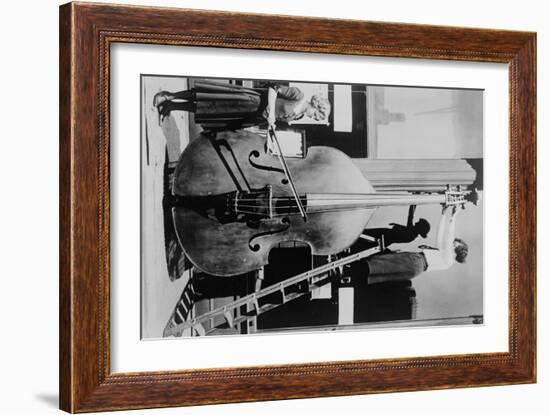 Giant Violin, the over 12 Feet Tall-null-Framed Art Print