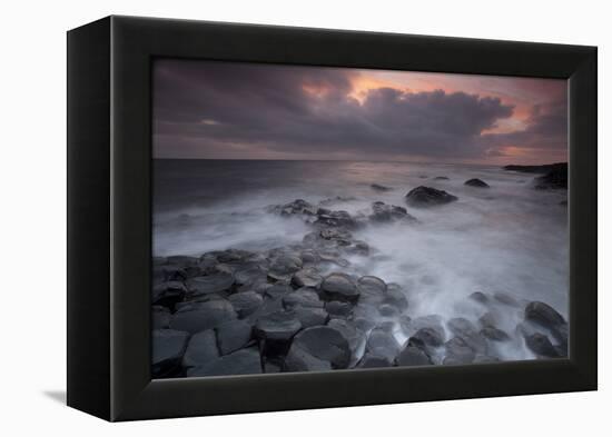 Giants Causeway at Dusk, County Antrim, Northern Ireland, UK, June 2010. Looking Out to Sea-Peter Cairns-Framed Premier Image Canvas