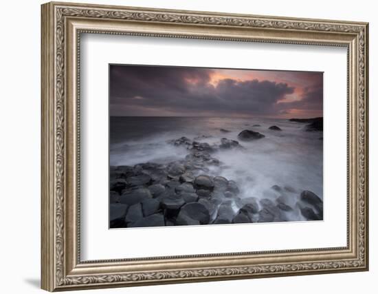 Giants Causeway at Dusk, County Antrim, Northern Ireland, UK, June 2010. Looking Out to Sea-Peter Cairns-Framed Photographic Print