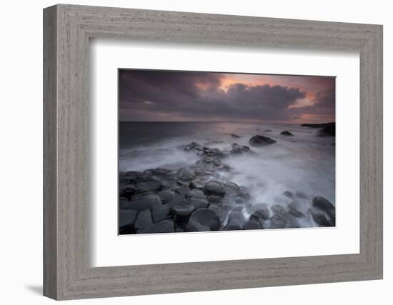 Giants Causeway at Dusk, County Antrim, Northern Ireland, UK, June 2010. Looking Out to Sea-Peter Cairns-Framed Photographic Print