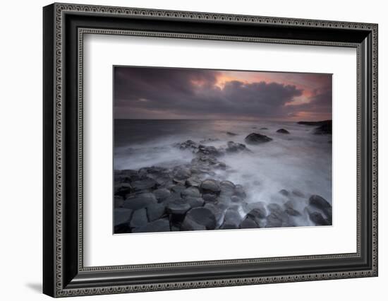 Giants Causeway at Dusk, County Antrim, Northern Ireland, UK, June 2010. Looking Out to Sea-Peter Cairns-Framed Photographic Print