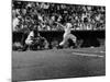 Giants Player, Willie Mays, Batting During Game with Dodgers-null-Mounted Premium Photographic Print