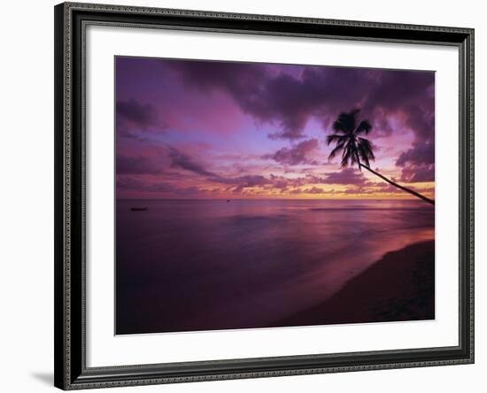 Gibbes Bay at Sunset, Barbados, West Indies, Caribbean, Central America-Gavin Hellier-Framed Photographic Print