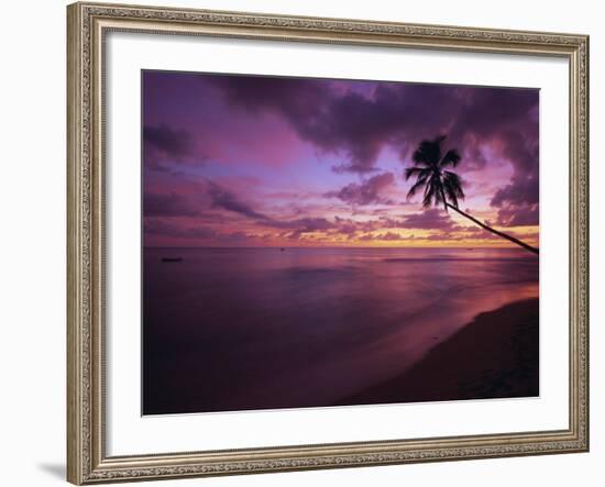 Gibbes Bay at Sunset, Barbados, West Indies, Caribbean, Central America-Gavin Hellier-Framed Photographic Print