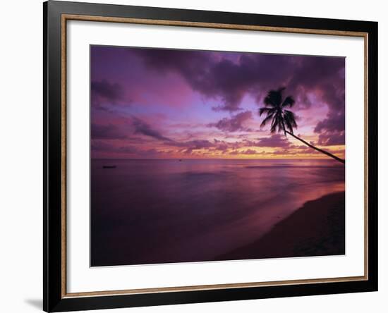 Gibbes Bay at Sunset, Barbados, West Indies, Caribbean, Central America-Gavin Hellier-Framed Photographic Print