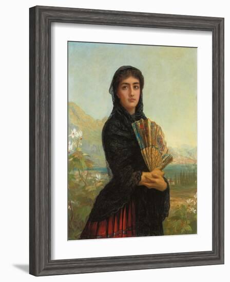 Gibraltar, 1886-Edwin Longsden Long-Framed Giclee Print