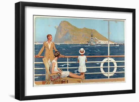 Gibraltar, from the Series 'The Empire's Highway to India', 1928-Charles Pears-Framed Giclee Print