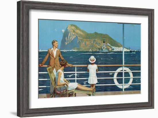 Gibraltar, from the Series 'The Empire's Highway to India', 1928-Charles Pears-Framed Giclee Print