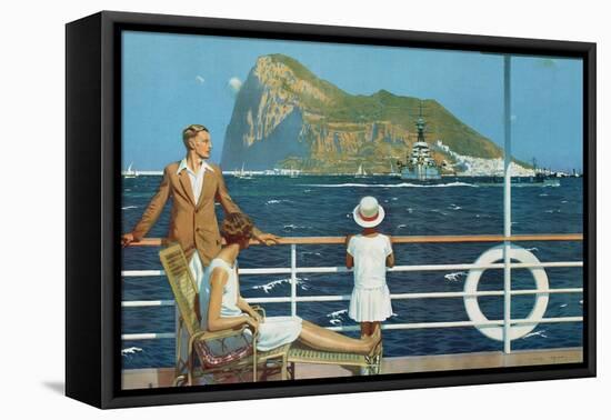 Gibraltar, from the Series 'The Empire's Highway to India', 1928-Charles Pears-Framed Premier Image Canvas