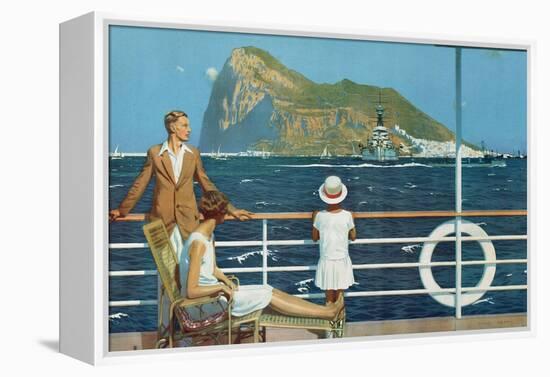 Gibraltar, from the Series 'The Empire's Highway to India', 1928-Charles Pears-Framed Premier Image Canvas