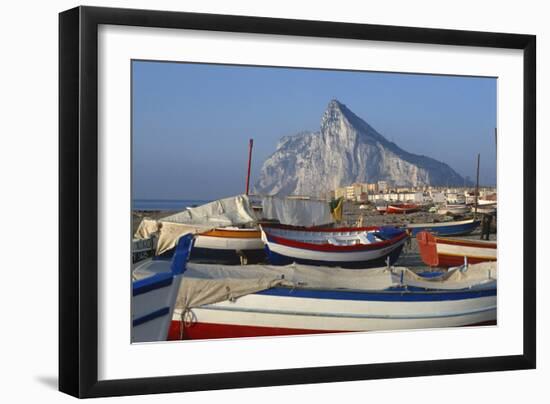 Gibraltar Rock-Charles Bowman-Framed Photographic Print