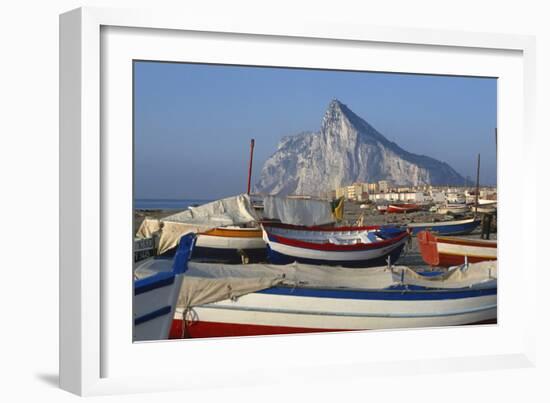 Gibraltar Rock-Charles Bowman-Framed Photographic Print