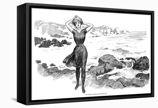 Gibson: Bather, 1902-Charles Dana Gibson-Framed Premier Image Canvas