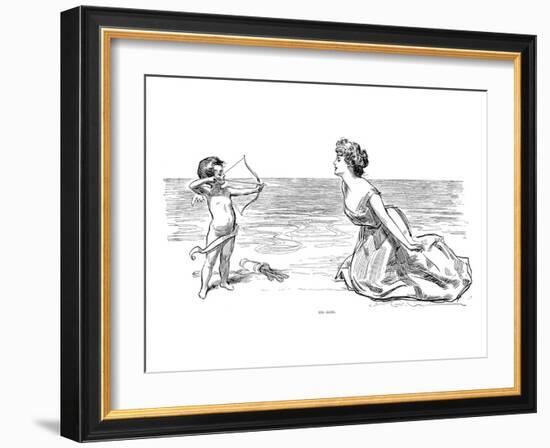 Gibson: Big Game, 1900-Charles Dana Gibson-Framed Giclee Print