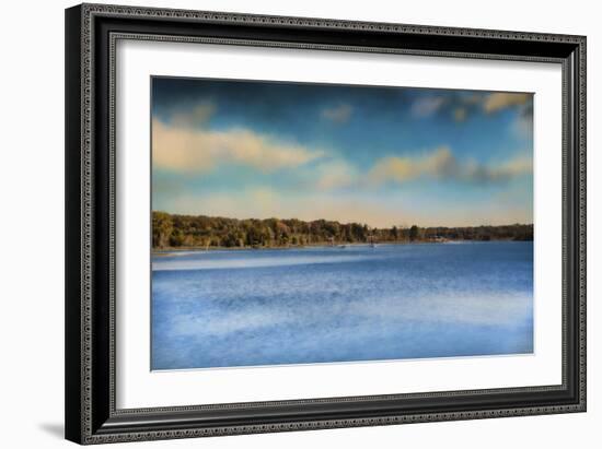 Gibson County Lake in Fall-Jai Johnson-Framed Giclee Print