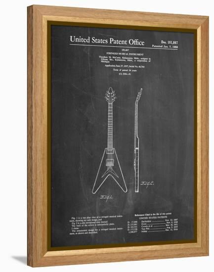 Gibson Flying V Guitar-Cole Borders-Framed Stretched Canvas