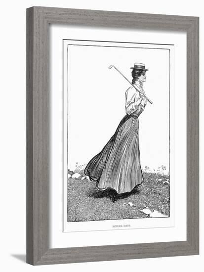 Gibson Girl, 1899-Charles Dana Gibson-Framed Giclee Print