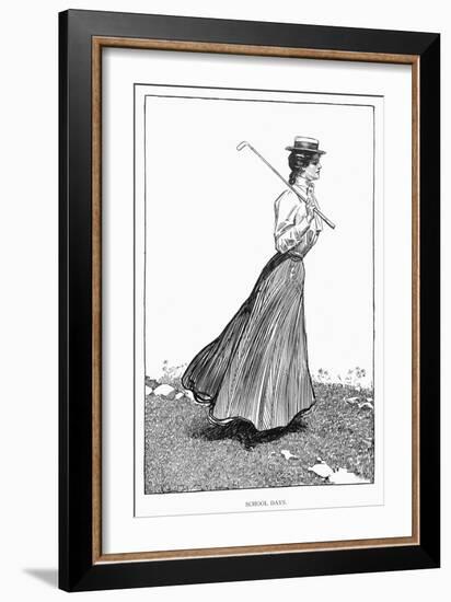 Gibson Girl, 1899-Charles Dana Gibson-Framed Giclee Print