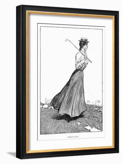 Gibson Girl, 1899-Charles Dana Gibson-Framed Giclee Print