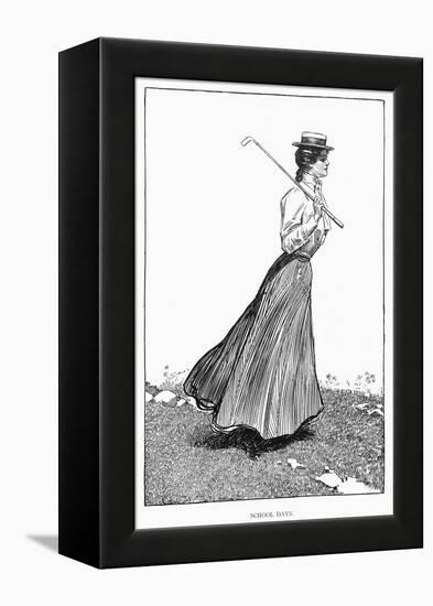 Gibson Girl, 1899-Charles Dana Gibson-Framed Premier Image Canvas