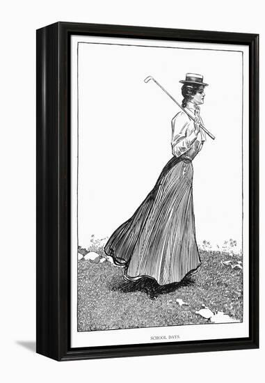Gibson Girl, 1899-Charles Dana Gibson-Framed Premier Image Canvas
