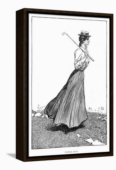 Gibson Girl, 1899-Charles Dana Gibson-Framed Premier Image Canvas