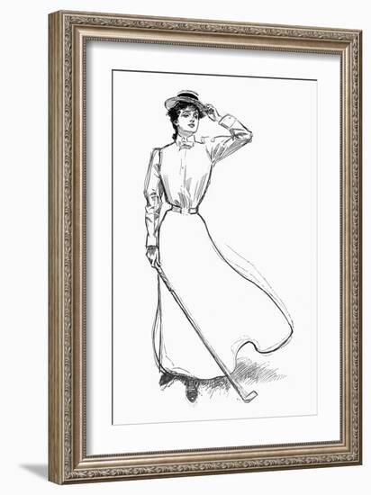 Gibson Girl, 1899-Charles Dana Gibson-Framed Giclee Print