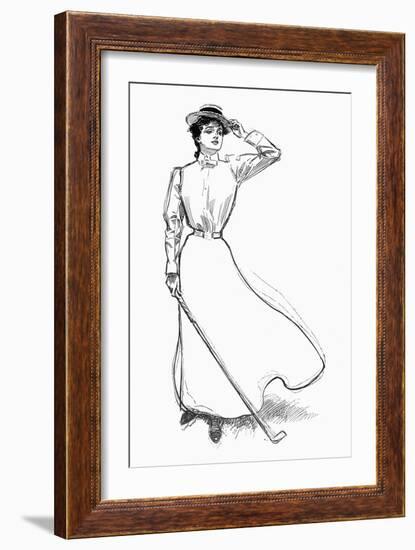 Gibson Girl, 1899-Charles Dana Gibson-Framed Giclee Print