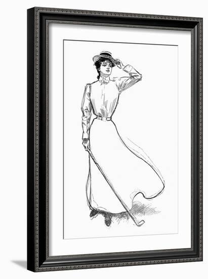 Gibson Girl, 1899-Charles Dana Gibson-Framed Giclee Print