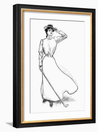 Gibson Girl, 1899-Charles Dana Gibson-Framed Giclee Print