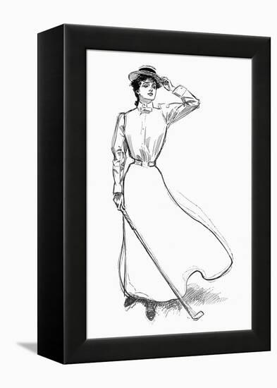 Gibson Girl, 1899-Charles Dana Gibson-Framed Premier Image Canvas