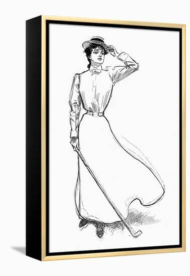 Gibson Girl, 1899-Charles Dana Gibson-Framed Premier Image Canvas