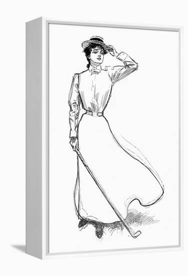 Gibson Girl, 1899-Charles Dana Gibson-Framed Premier Image Canvas