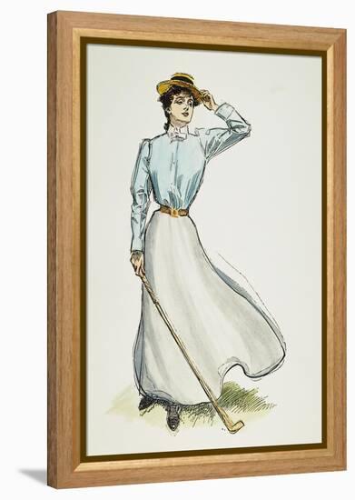 Gibson Girl, 1899-Charles Dana Gibson-Framed Premier Image Canvas