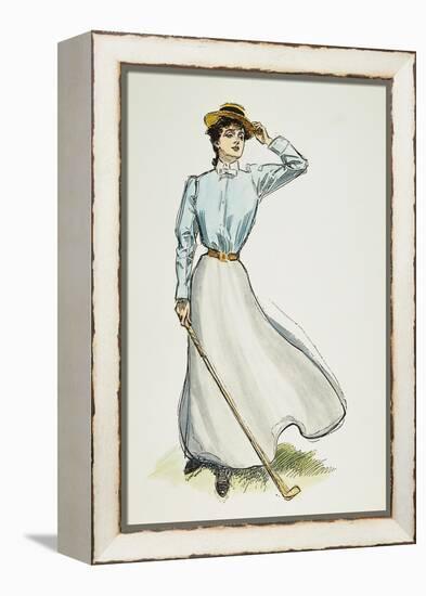 Gibson Girl, 1899-Charles Dana Gibson-Framed Premier Image Canvas