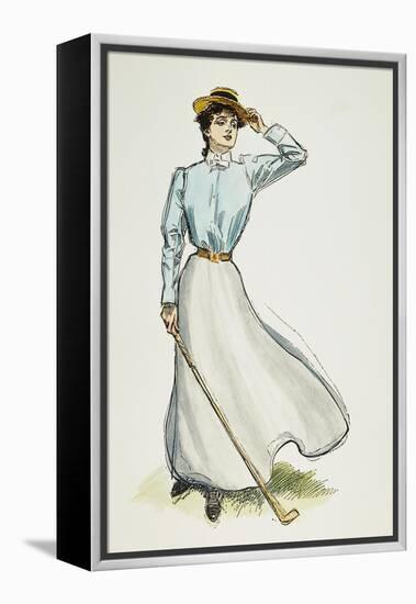 Gibson Girl, 1899-Charles Dana Gibson-Framed Premier Image Canvas