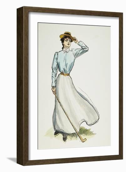 Gibson Girl, 1899-Charles Dana Gibson-Framed Giclee Print