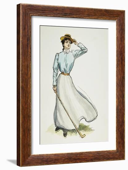 Gibson Girl, 1899-Charles Dana Gibson-Framed Giclee Print