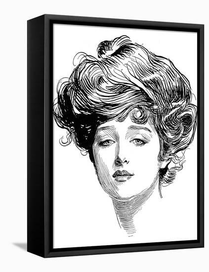 Gibson Girl, 1900-Charles Dana Gibson-Framed Premier Image Canvas