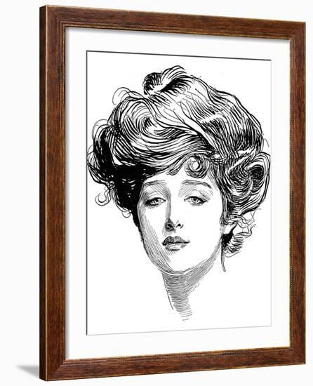 Gibson Girl, 1900-Charles Dana Gibson-Framed Giclee Print