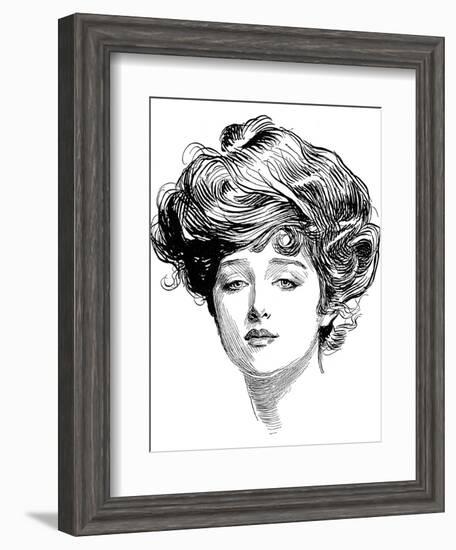 Gibson Girl, 1900-Charles Dana Gibson-Framed Giclee Print