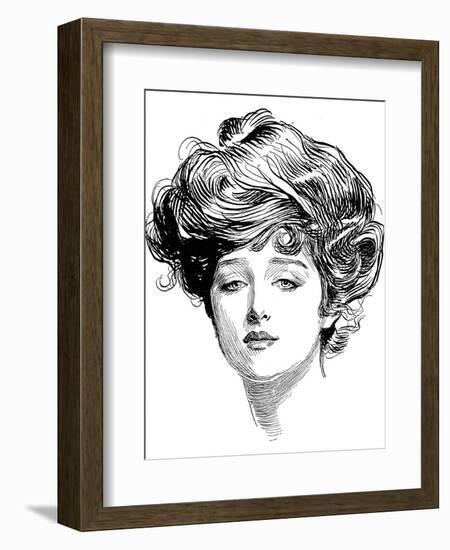 Gibson Girl, 1900-Charles Dana Gibson-Framed Giclee Print