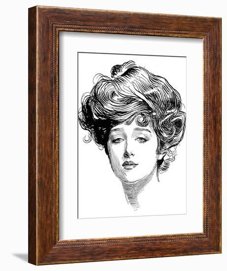 Gibson Girl, 1900-Charles Dana Gibson-Framed Giclee Print