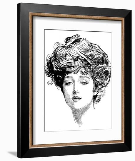 Gibson Girl, 1900-Charles Dana Gibson-Framed Giclee Print