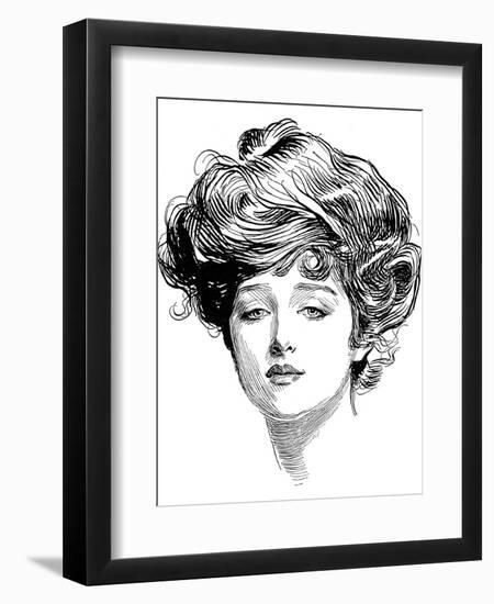 Gibson Girl, 1900-Charles Dana Gibson-Framed Giclee Print