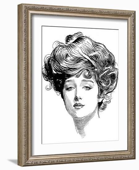 Gibson Girl, 1900-Charles Dana Gibson-Framed Giclee Print